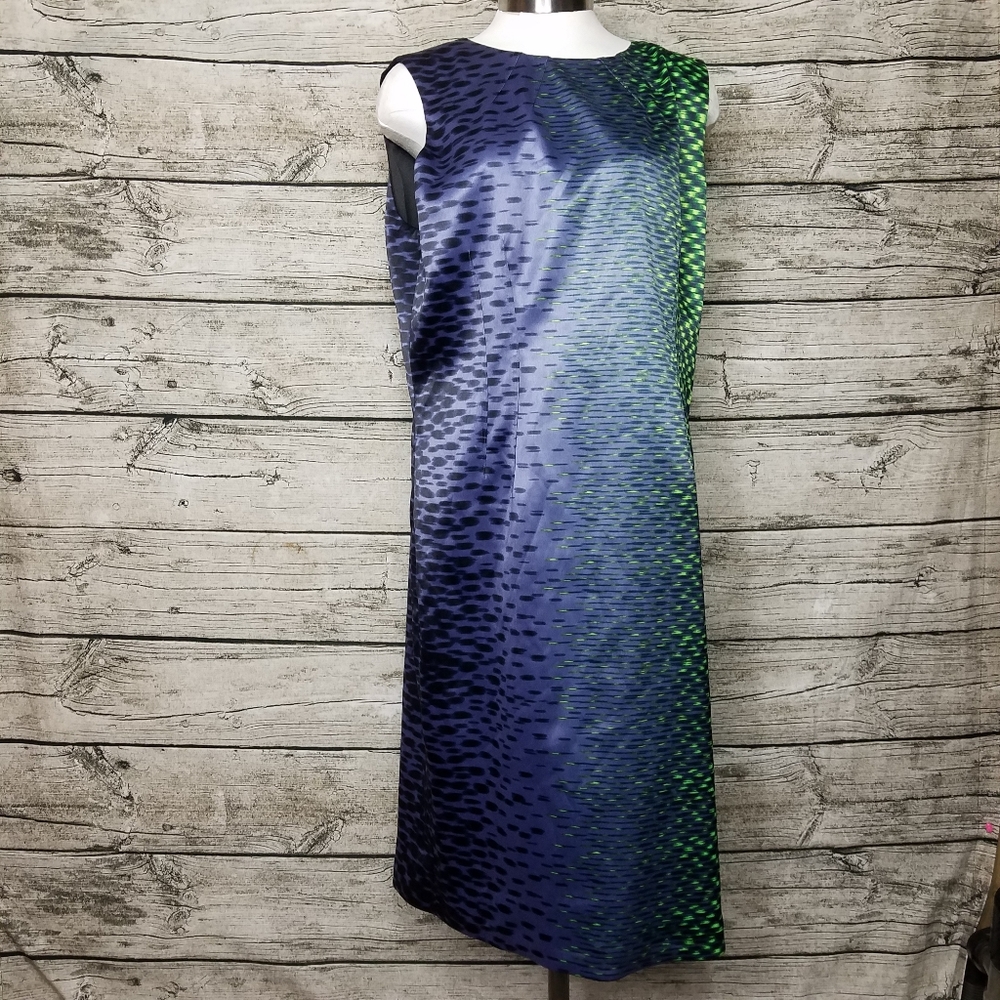 Elie Tahari WOMEN'S DRESS Mission Size but looks Size XXL.Pit to pit approx: